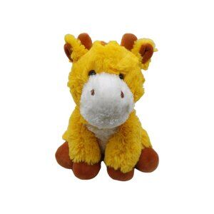 Send A Friend Giraffe Plush Yellow and Brown Stuffed Animal Toy 10"